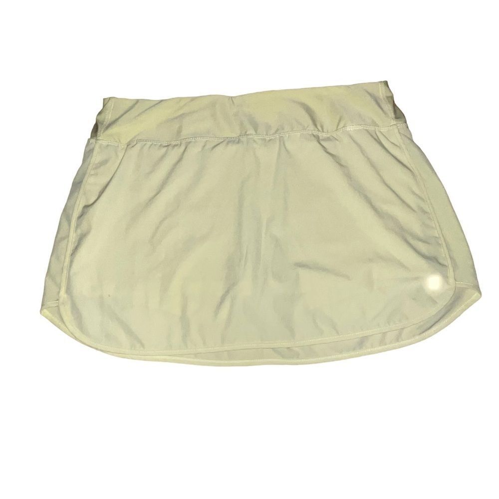 Hind Pastel Yellow Athletic Skirt Skort